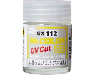 MR. COLOR GX 18 ML SUPER CLEAR III UV CUT GLOSS GX-112 GX-112