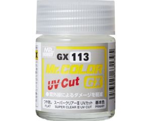 MR. COLOR GX 18 ML SUPER CLEAR III UV CUT FLAT GX-113 GX-113