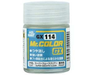 MR. COLOR GX 18 ML SUPER SMOOTH CLEAR FLAT GX-114 GX-114