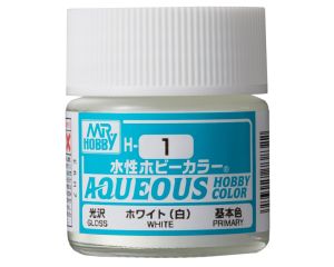 AQUEOUS HOBBY COLORS 10 ML WHITE H-001 H-001