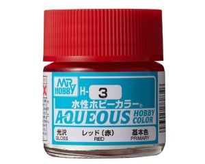 AQUEOUS HOBBY COLORS 10 ML RED H-003 H-003