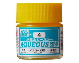 AQUEOUS HOBBY COLORS 10 ML YELLOW H-004 H-004