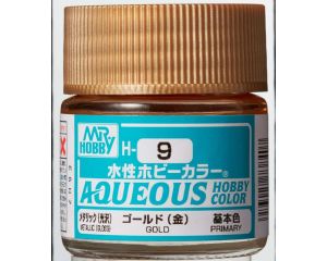 AQUEOUS HOBBY COLORS 10 ML GOLD H-009 H-009