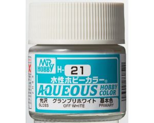 AQUEOUS HOBBY COLORS 10 ML OFF WHITE H-021 H-021