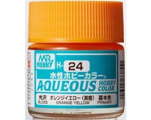 AQUEOUS HOBBY COLORS 10 ML ORANGE YELLOW H-024 H-024