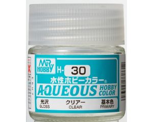 AQUEOUS HOBBY COLORS 10 ML CLEAR H-030 H-030