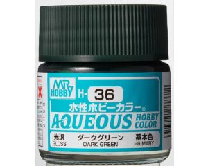 AQUEOUS HOBBY COLORS 10 ML DARK GREEN H-036 H-036