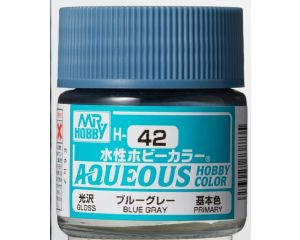 AQUEOUS HOBBY COLORS 10 ML BLUE GRAY H-042 H-042