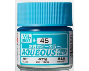 AQUEOUS HOBBY COLORS 10 ML LIGHT BLUE H-045 H-045