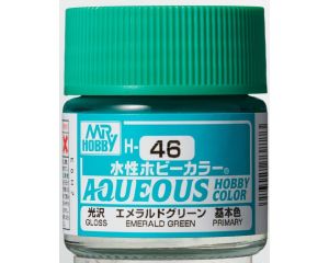 AQUEOUS HOBBY COLORS 10 ML EMERALD GREEN H-046 H-046