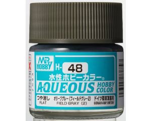 AQUEOUS HOBBY COLORS 10 ML FIELD GRAY 2 H-048 H-048