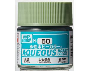 AQUEOUS HOBBY COLORS 10 ML LIME GREEN H-050 H-050