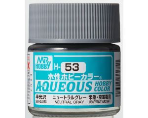 AQUEOUS HOBBY COLORS 10 ML NEUTRAL GRAY H-053 H-053