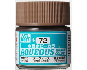 AQUEOUS HOBBY COLORS 10 ML DARK EARTH H-072 H-072