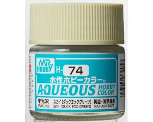 AQUEOUS HOBBY COLORS 10 ML SKY DUCK EGG GREEN H-074 H-074