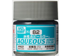 AQUEOUS HOBBY COLORS 10 ML DARK GRAY 1 H-082 H-082