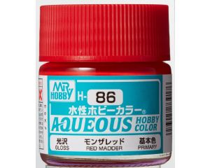 AQUEOUS HOBBY COLORS 10 ML RED MADDER H-086 H-086