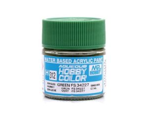 AQUEOUS HOBBY COLORS 10 ML GREEN FS 34227 H-312 H-312