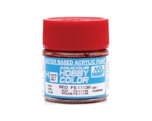 AQUEOUS HOBBY COLORS 10 ML RED FS 11136 H-327 H-327