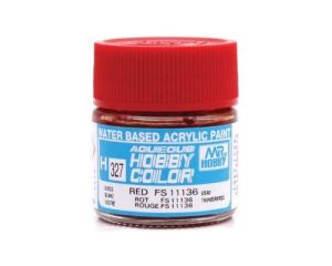 AQUEOUS HOBBY COLORS 10 ML RED FS 11136 H-327 H-327