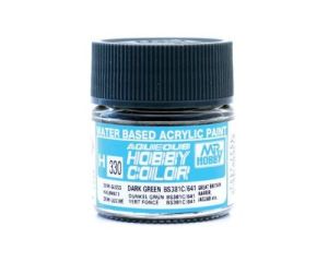 AQUEOUS HOBBY COLORS 10 ML D.GREEN BS381C/641 H-330 H-330