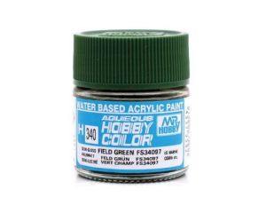 AQUEOUS HOBBY COLORS 10 ML FIELD GREEN FS34097 H-340 H-340