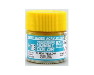 AQUEOUS HOBBY COLORS 10 ML RLM04 YELLOW H-413 H-413