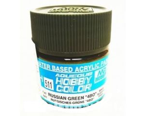 AQUEOUS HOBBY COLORS 10 ML RUSSIAN GREEN 4BO H-511 H-511