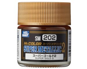 MR. COLOR SUPER METALLIC II 10 ML SUPER GOLD II SM-202 SM-202