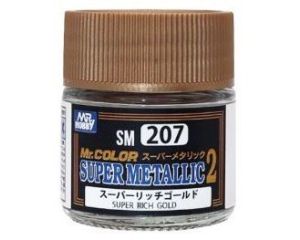 MR. COLOR SUPER METALLIC II 10 ML SUPER RICH GOLD SM-207 SM-207