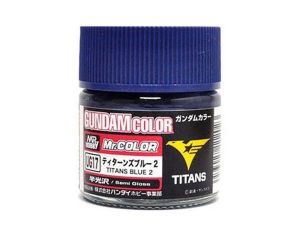 GUNDAM COLOR 10ML TITANS BLUE 2 UG-17 UG-17