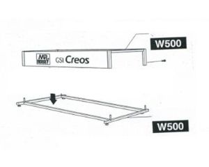 DISPLAY SIGNBOARD en ARM FOR STAND W-500