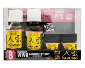 MR. WEATHERING YAKUMO COLOR SET B WWII EASTERN FRONT WY-02