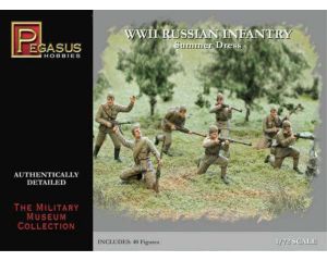 1/72 RUSSIAN INFANTERY SUMMER WW II 40 FIGURES PG7268