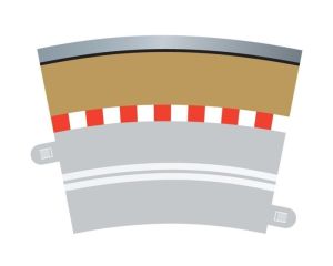 SINGLE LANE RADIUS 3 CURVE OUTER BORDERS 22.5° X 4 C7019