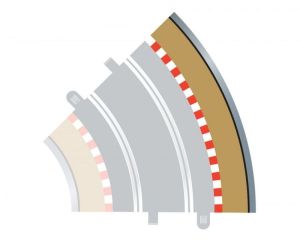 RADIUS 2 CURVE OUTER BORDERS 45° X 4 C8228