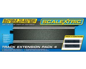 TRACK EXTENSION PACK 4 4 X STANDARD STRAIGHTS C8526