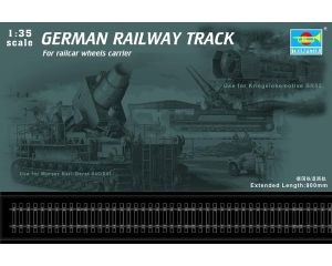 1/35 GERMAN RAILWAY TRACK FOR RAILCAR WHEELS CARRIER 00213
