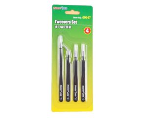 TWEEZERS SET 4PCS 09957