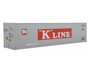 1/87 40' HC SMOOTH SIDE REEFER CONTAINER K-LINE 949-8351 949-8351