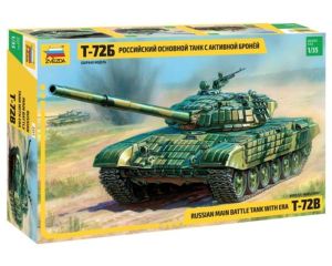 1/35 RUSSIAN MAIN BATTLE TANK W/ERA T-72B 3551