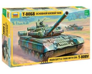 1/35 RUSSIAN MAIN BATTLE TANK WITH ERA T-80BV 3592