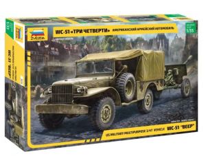 1/35 US MILITARY MULTIPURPOSE 3/4T VEHICLE WC-51 BEEP 3656