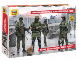 1/35 MODERN RUSSIAN INFANTRY POLITE PEOPLE 3665