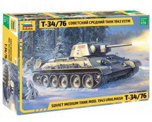 1/35 SOVIET MEDIUM TANK MOD.1943 URALMASH T-34/76 3689
