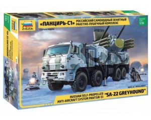 1/35 RUSSIAN SELF-PROPELLED PANTSIR-S1 SA-22 GREYHOUND 3698