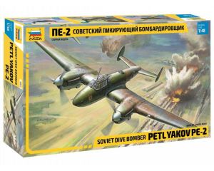 1/48 SOVIET DIVE BOMBER PETLYAKOV PE-2 4809