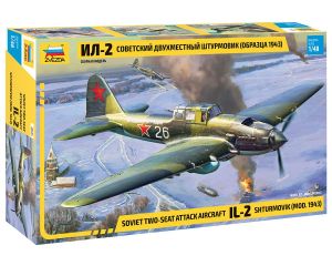 1/48 SOVIET 2-SEAT ATTACK AIRCRAFT IL-2 STORMOVIK 1943 4826