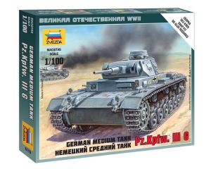 1/100 GERMAN MEDIUM TANK PZ.KPFW. III G WWII 6119