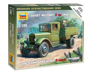 1/100 SOVIET MILITARY 3 TON TRUCK WWII 6124